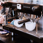 coffee machine in a cafe